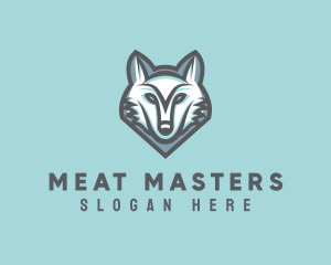 Canine Dog Wolf logo design