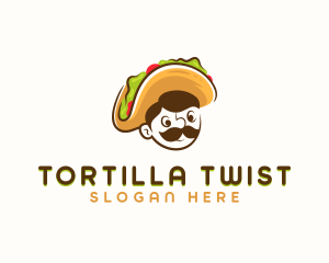 Tortilla - Tacos Burrito Mexican logo design