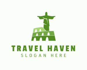 Tourist - Tourist Spot Landmark logo design
