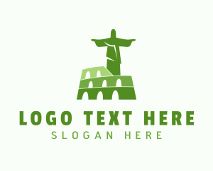 Statue - Tourist Spot Landmark logo design