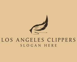 Feather Quill Writing Logo