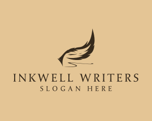 Writing - Feather Quill Writing logo design