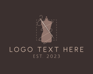 Outfit - Mannequin Needle Thread logo design