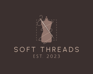 Mannequin Needle Thread logo design