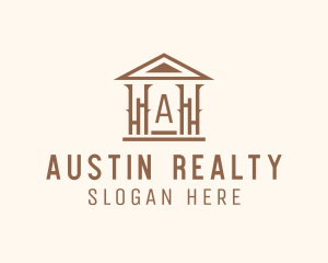 Wood House Architecture Realty logo design