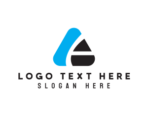 Alphabet - Startup Tech Letter A logo design