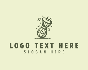 Culture - African Native Drum logo design