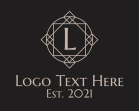 Influencer - Geometric Circle Letter logo design