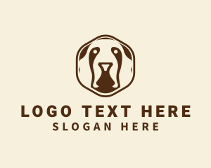 Veterinarian - Bassett Hound Dog logo design