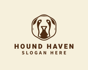 Bassett Hound Dog logo design