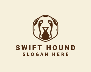 Bassett Hound Dog logo design