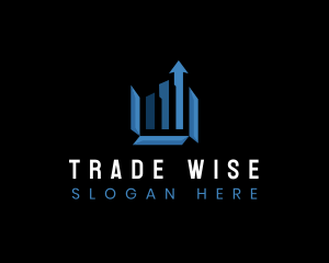 Trader - Financial Analytics Consultant logo design