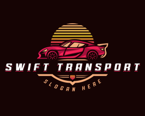 Car Transportation Garage logo design