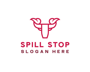 Buffalo Bull Horn logo design