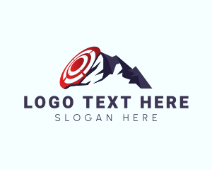 Mountaineering - Mountain Target Adventure logo design