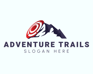 Mountain Target Adventure logo design