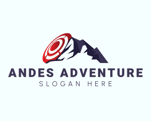 Mountain Target Adventure logo design