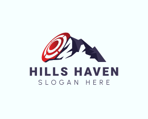 Hills - Mountain Target Adventure logo design