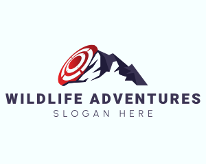 Mountain Target Adventure logo design