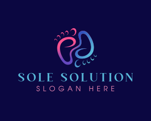 Heel - Foot Therapy Spa logo design