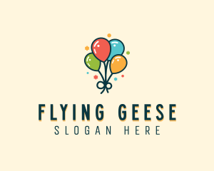 Party Store - Balloon Party Celebration logo design