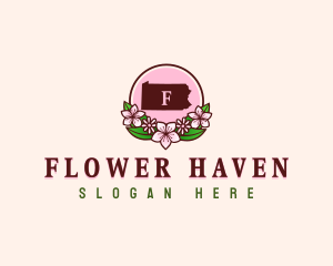 Pennsylvania Laurel Flower logo design