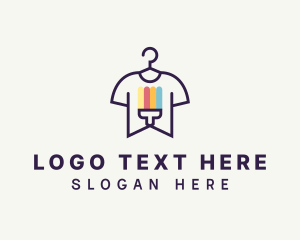 Clothes - Tee Shirt Painting logo design