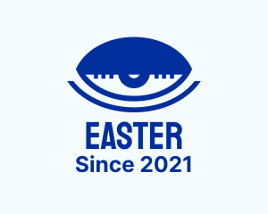 Eagle Eye - Blue Sleepy Eye logo design