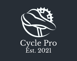 Biking - Bike Saddle Gear logo design