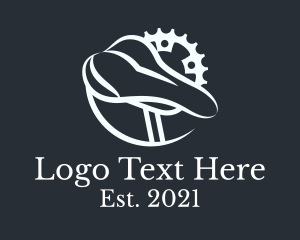 Biking - Bike Saddle Gear logo design