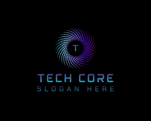 Swirl Data Tech logo design