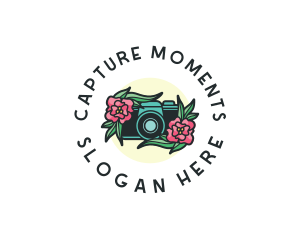 Photo - Flower Camera Photography logo design