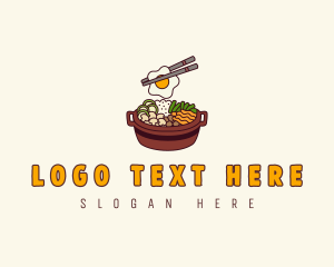 Bibimbap - Asian Culinary Bowl logo design