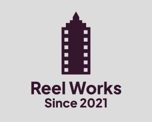 Reel - Film Tower Reel logo design