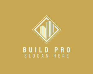 Real Estate Construction Building logo design