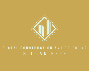 Real Estate Construction Building logo design
