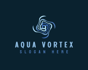 Motion Flow Vortex logo design