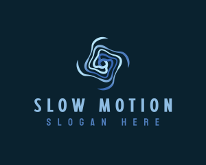 Motion Flow Vortex logo design
