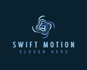 Motion - Motion Flow Vortex logo design