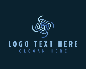 Motion - Motion Flow Vortex logo design