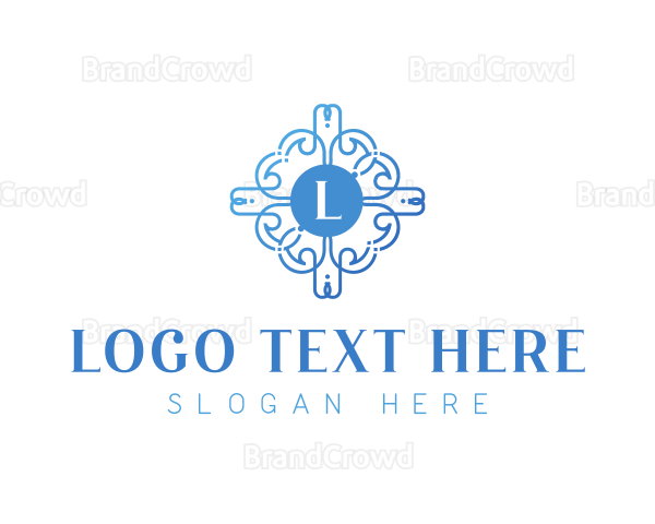 Elegant Beauty Wreath Logo