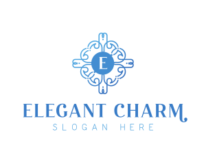 Elegant Beauty Wreath logo design