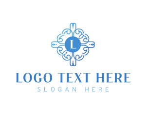 Hotel - Elegant Beauty Wreath logo design
