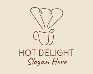 Minimalist Coffee Filter logo design