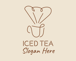 Minimalist Coffee Filter logo design