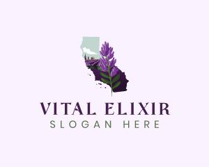 California Botanical Lavender  Logo