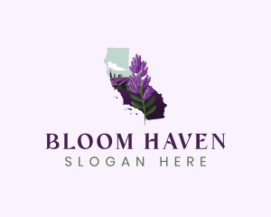 California Botanical Lavender  logo design