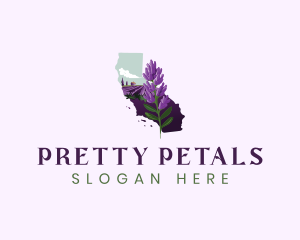 California Botanical Lavender  logo design