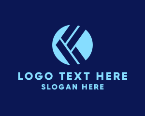 Negative Space - Modern Digital Business logo design