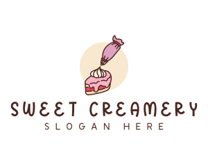 Piping Bag Cake logo design